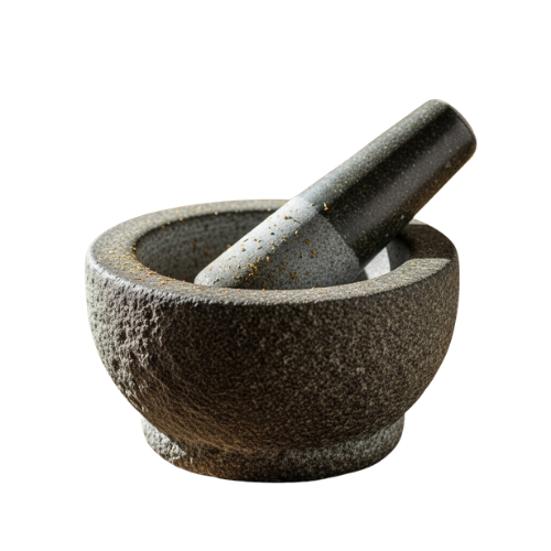 Traditional Stone Mortar and Pestle